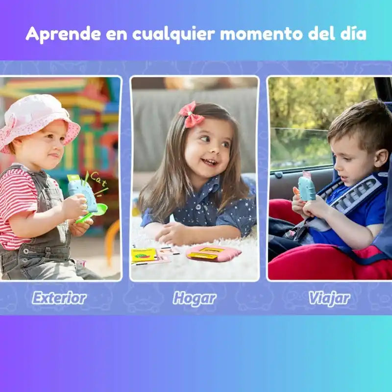 Tarjetas Parlantes NinovaKids™ – Tu hijo empieza a hablar solo, jugando