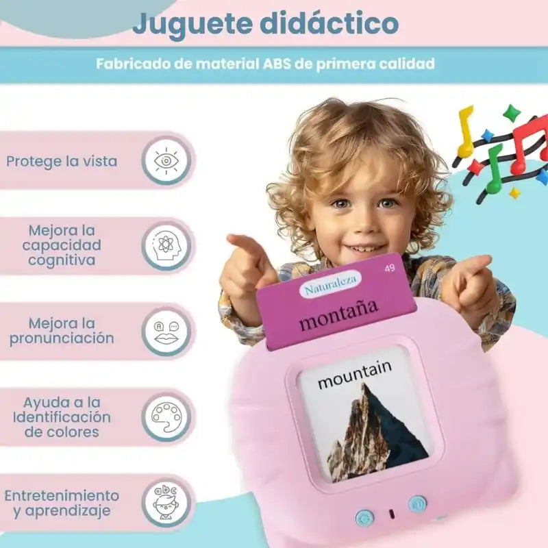 Tarjetas Parlantes NinovaKids™ – Tu hijo empieza a hablar solo, jugando