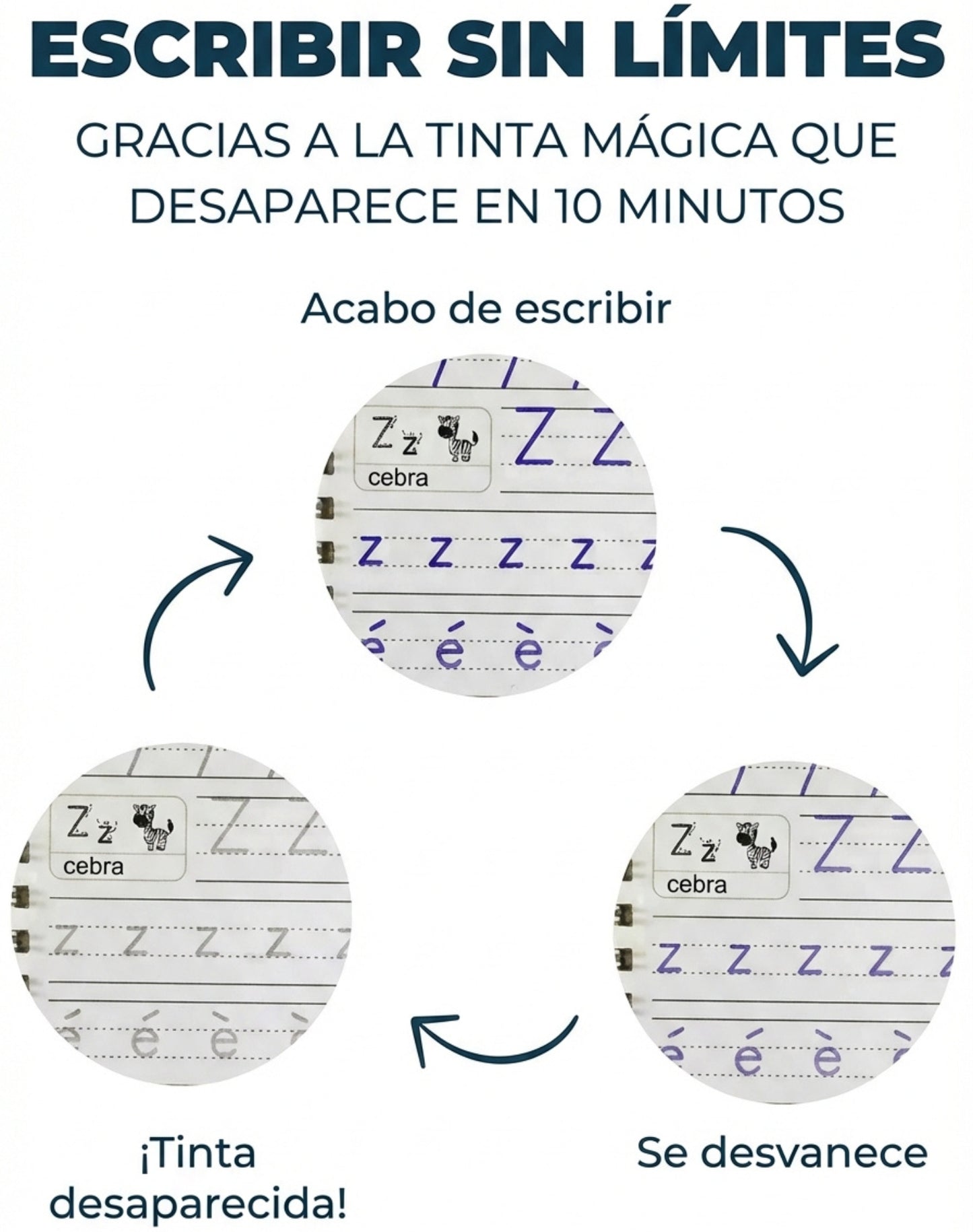 Cuaderno Mágico NinovaKids™ – 10 Minutos al Día para una Escritura Perfecta