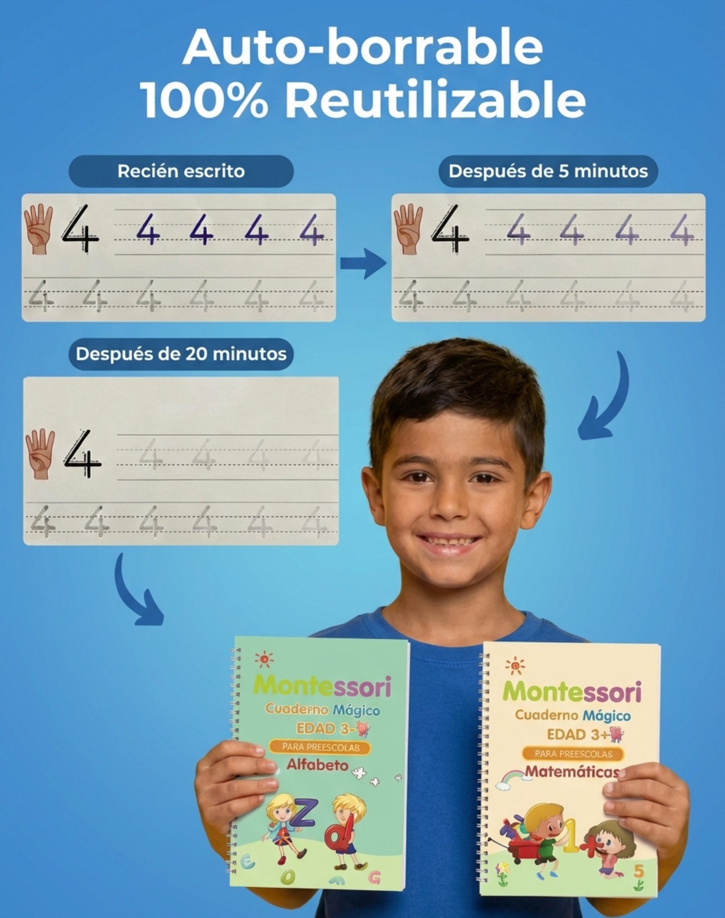 Cuaderno Mágico NinovaKids™ – 10 Minutos al Día para una Escritura Perfecta