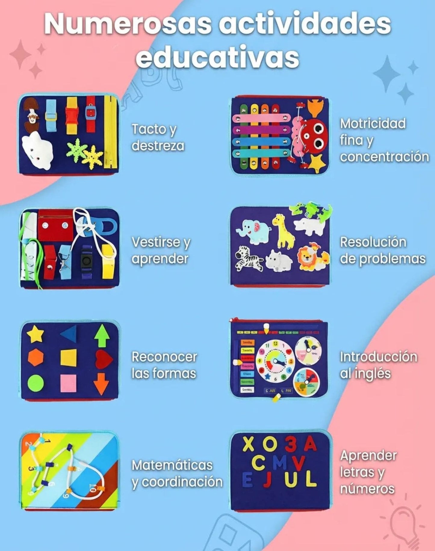 Maleta Montessori NinovaKids™ – Motricidad Fina desde los 18 Meses