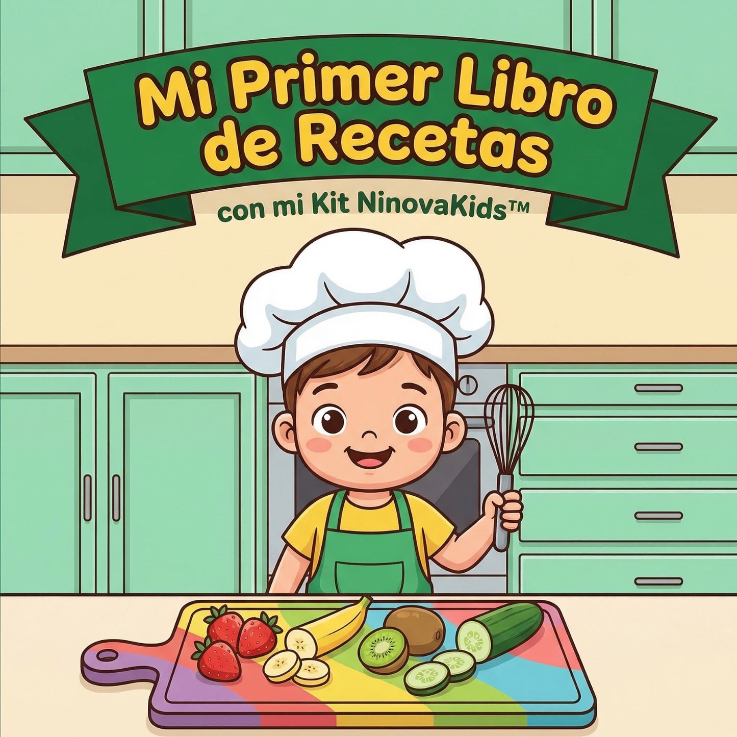 NinovaKids™ - Mi Primer libro de recetas 🎁