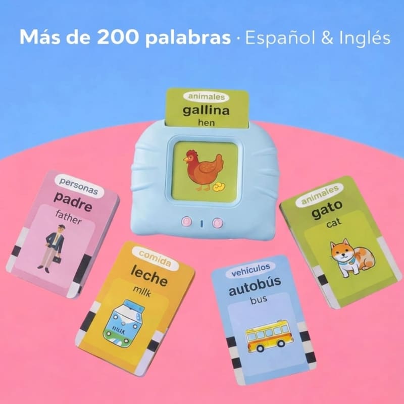 Tarjetas Parlantes NinovaKids™ – Tu hijo empieza a hablar solo, jugando