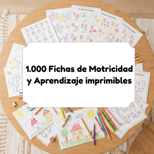 🎁 1.000 Fichas de Motricidad imprimibles