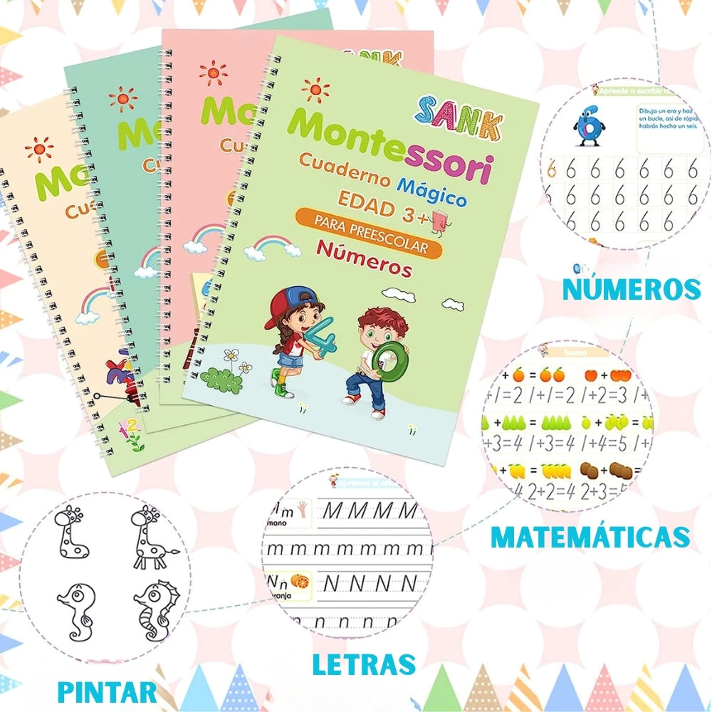 Cuaderno Mágico NinovaKids™ – 10 Minutos al Día para una Escritura Perfecta